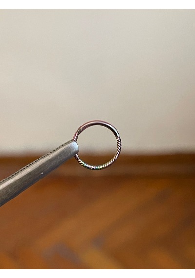 316 L Cerrahi Çelik Burgulu Kıkırdak Piercingi Rook Orbital Helix Septum Piercing Renkli