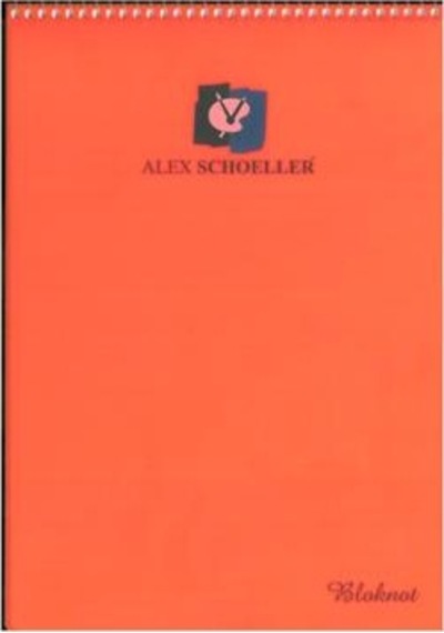 Alex Schoeller A4 80 Yp Çizgili Spiralli PP Kapak Bloknot Turuncu