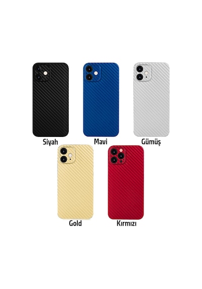 Apple Uyumlu   iPhone 12 Mini Luxury Renkli Tempered Arka Koruma Kamera Koruma (540873277)