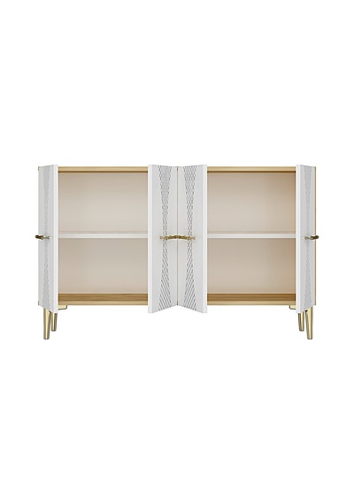 Ka1232db Slım120 Konsol, Kahve Köşesi Ve Tv Sehpası, Çok Amaçlı Dolap Safirmeşe - Beyaz 120cm Ka1232db Slım120 Konsol, Kahve Köşesi Ve Tv Sehpası, Çok Amaçlı Dolap Safirmeşe - Beyaz 120cm