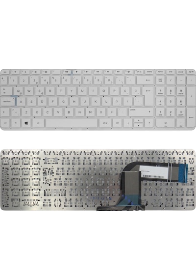 Hp Uyumlu V140646bk1, V140646bs1 Klavye Tr Beyaz