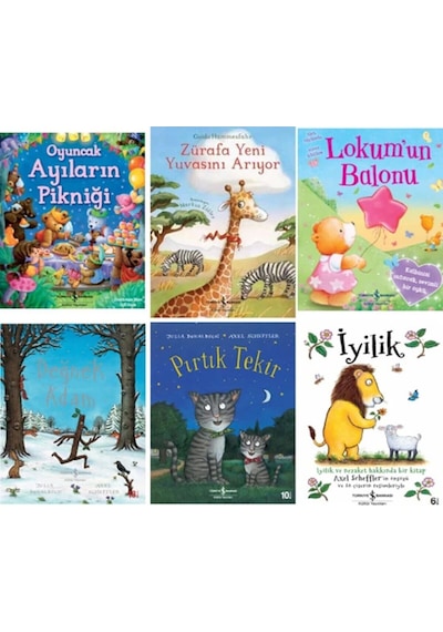Resimli Hikaye Kitapları 6 Kitap Set-ilk Kitabım