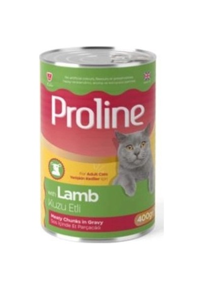 Proline Kuzu Etli 400 Gr Yetişkin Konserve Kedi Maması