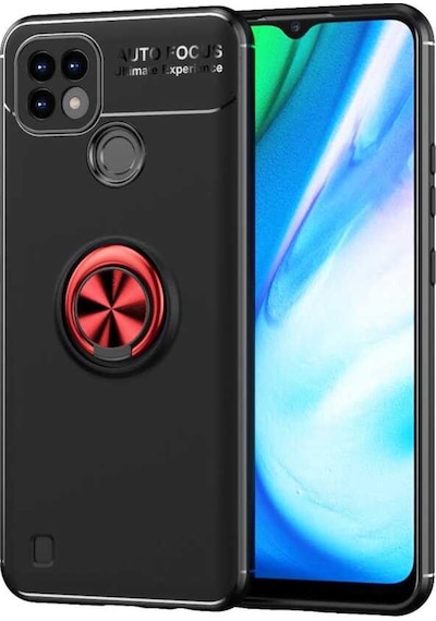 Realme C21 Kilif Yüzüklü Standli Manyetik Kamera Korumli Silikon 497712811