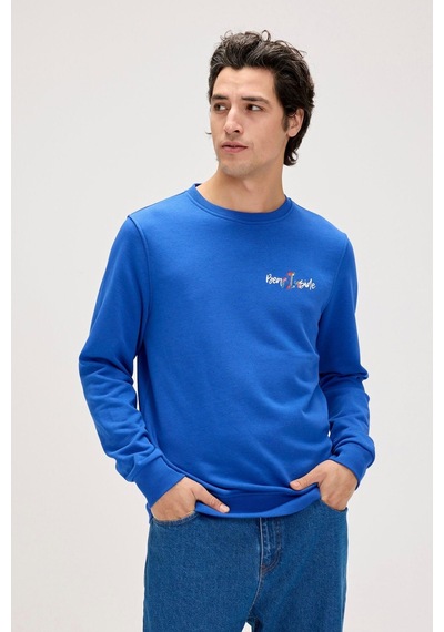 Bad Bear Splashy Erkek Sweatshirt 24.02.12.022-c141 Mavi