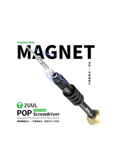 2uul Sd87 Pop Değiştirilebilir Uçlu Apple Uyumlu iPhone 17 Serisi Tornavida