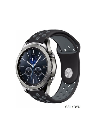 Samsung Uyumlu Gear S3 Classic Frontier Tme Spor Silikon Kordon Kayış