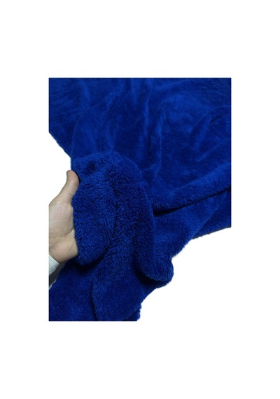Welsoft Peluş Kumaş Çift Taraflı Yumuşak 180 Cm En -6005 Mavi