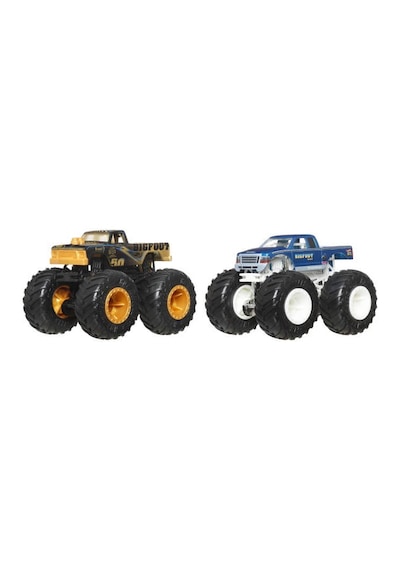 Hot Wheels Monster Trucks Güçlü İkili 1:64 Arabalar Bıgfoot Jcc69 Çok Renkli