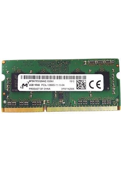 Micron MT8KTF51264HZ-1G6N1 4 GB DDR3L-1600 SODIMM PC3-12800 1.35V NOTEBOOK Ram