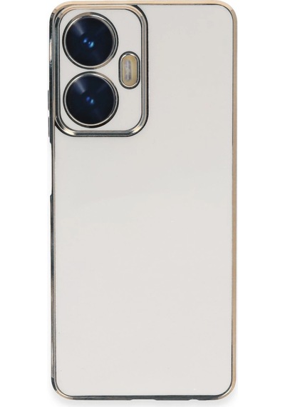 Newface - 436 - Realme C55 Kılıf Volet Silikon - Novapazr - - Beyaz
