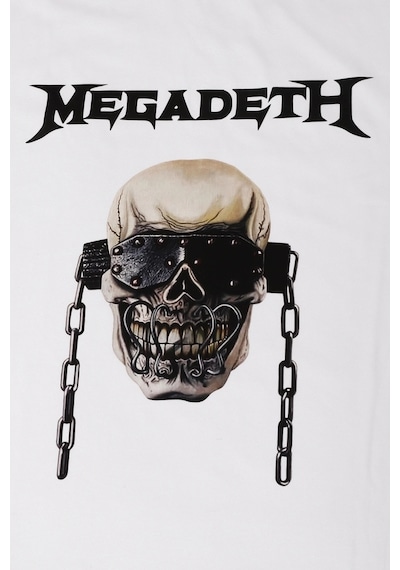 Startmore Adrift Megadeth Baskılı Beyaz Unisex Oversize Beyaz