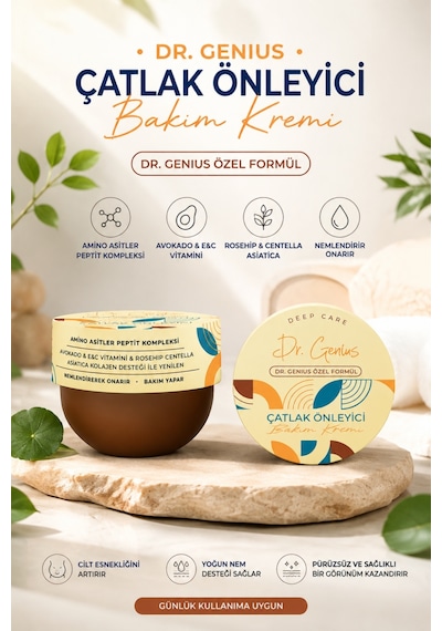 Deep Care Çatlak Önleyici & Onarıcı & Nemlendirici Bakım Kremi - 220ml