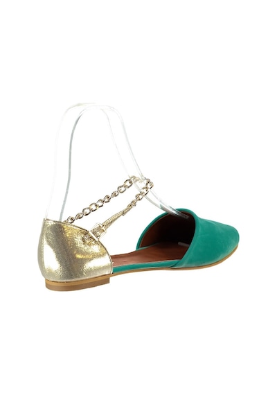 Fox Shoes Su Yeşili/dore Kadın Babet B726024402 Su Yeşili