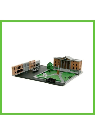 Bezos Geleceğe Dönüş Saat Kulesi Nano Sahnesi Diorama Modellemesi Dmc