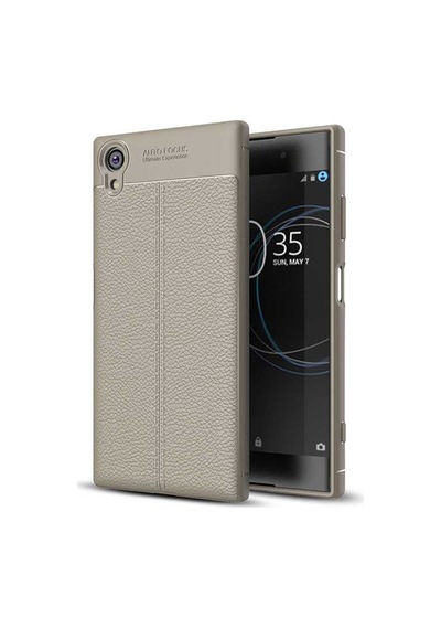 Sony Xperia Xa1 Plus Kılıf Deri Tarzı Niss Silikon Case