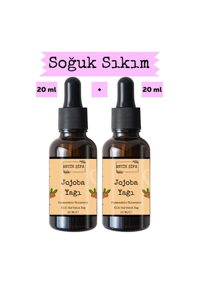 Jojoba Yağı %100 Saf Seyreltilmemiş - 2 X 20ml 20 ML