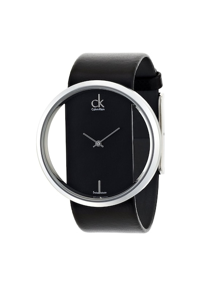 Calvin Klein K9423107 Siyah Deri Saat Kordonu