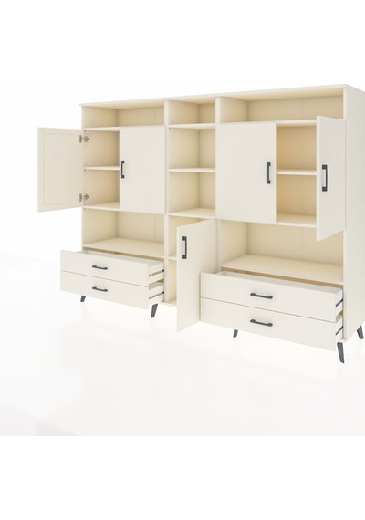 Hyperion Dolap 12 Raflı 4 Çekmeceli 5 Kapaklı 220x44x163 Aytaşı-a Aytaşı-aytaşı Hyperion Dolap 12 Raflı 4 Çekmeceli 5 Kapaklı 220x44x163 Aytaşı-a Aytaşı-aytaşı