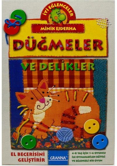 +4 Yaş Düğmeler ve Delikler