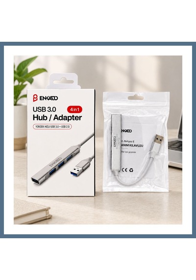 Buradabulabilirsin 4 Port Usb 3.0 Anahtarlı Hub Bbz