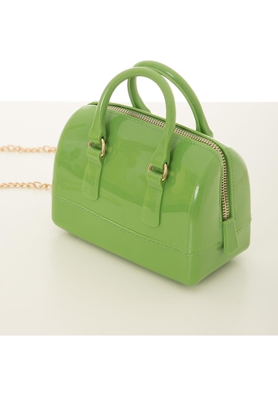Smart Bags Kadın El Ve Omuz Çantası Küçük Boy Zincirli Beyaz