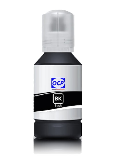 OCP Epson EcoTank ET-1810 Uyumlu Yazıcı Mürekkebi 140ml BK Black Siyah Dye