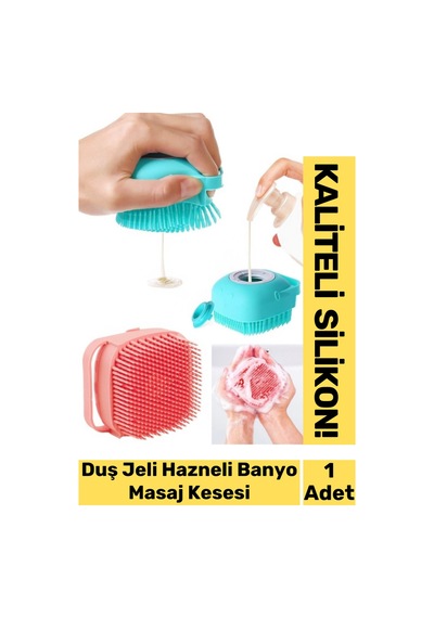 Özel Üretim Evcil Hayvan Bebek Çocuk Sabun Şampuan Duş Jeli Hazneli Banyo Masaj Fırçası Lif Kesesi