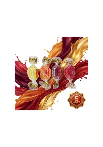 Afia Meyveli Mini Bonbon Şeker 5x1 Kg