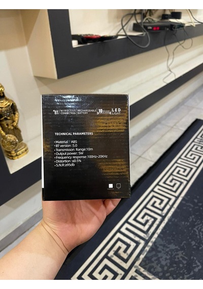 Bıg Dıamond Işıklı Şık Tasarımı Renk Değiştirme Özellikli Bluetoothlu Hoparlör