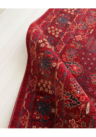 Andromeda Halı Artline Serisi H0188c Salon Oturma Yatak Odası Halısı Kırmızı