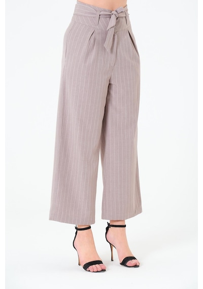 Sortie Collection Kuşaklı Pantolon Gri