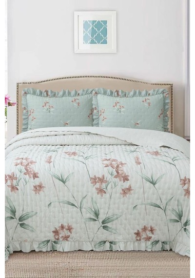 Breeze Doğal Rapsodi Çift Kişilik Yatak Örtüsü 240x260 Çok Renkli