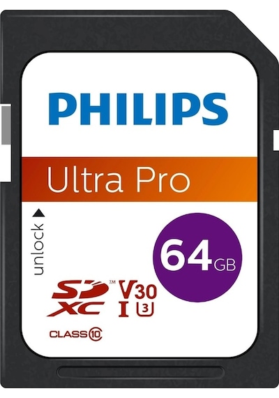 Philips 64gb Sd Kart Ultra Pro V30 Uhs-ı U3 4k Performansı