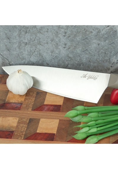 Aryıldız Loft Şef Bıçağı 20 Cm Bej Renkli