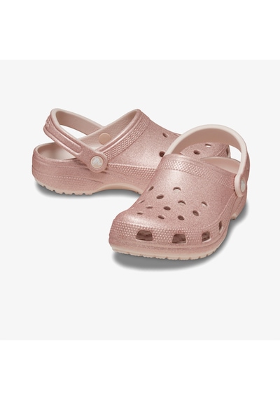 Crocs Classic Glitter Clog Unisex Gri Terlik 205942 Gri