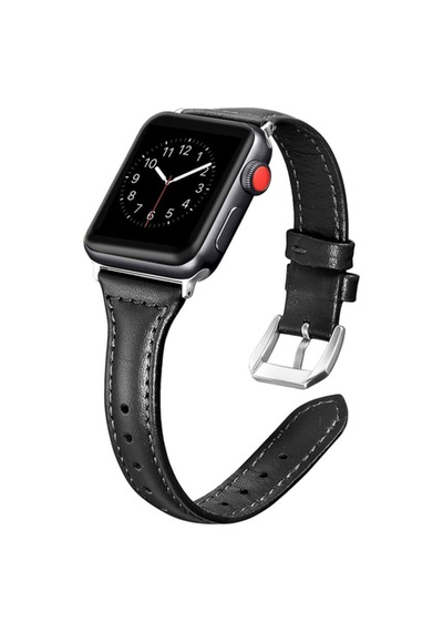 Watch 44mm Uyumlu Krd-28 Deri Gllp Kordon-siyah