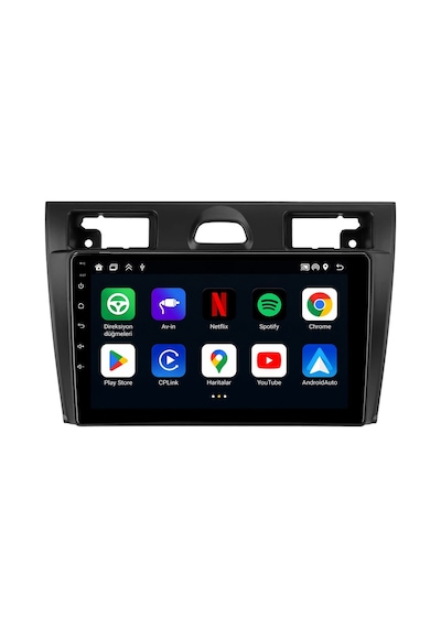 Ford Fiesta 2006-2009 Android Multimedya Carplay Android Auto Navigasyon Kameralı 6gb Ram 64gb 9"
