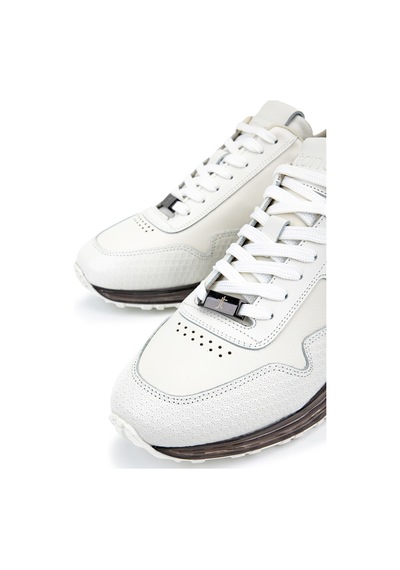 Tamer Tanca Erkek Hakiki Deri Beyaz Sneakers & Spor Ayakkabı 381 23234 Erk Ayk Y26 Beyaz