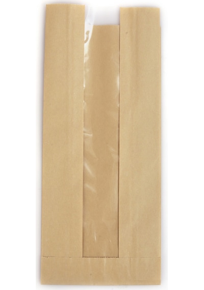 Anadolu Kağıtçılık Pencereli Şamua Kraft Kese Kağıdı 10 Kg 15 Cm X 33 Cm - 500 Gr Lık
