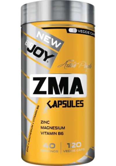 Bigjoy Sports Zma Magnezyum Çinko B6 Vitamin İçeriği 120 Kapsül