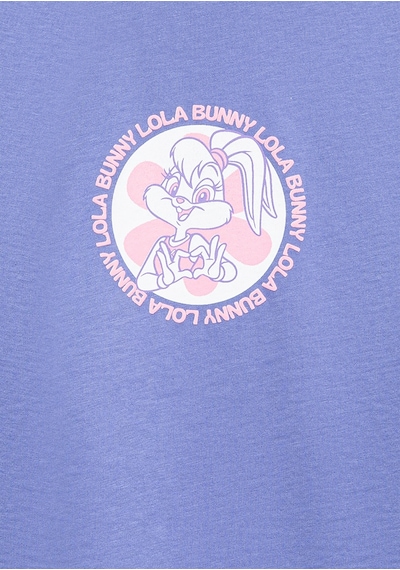 Mavi - Lola Bunny Baskılı Mor Tişört 7610416-70662 Mor