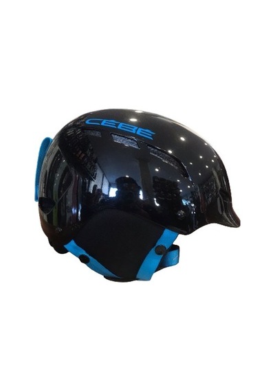 Cebe Kayak Ve Snowboard Kask Siyah-mavi Siyah