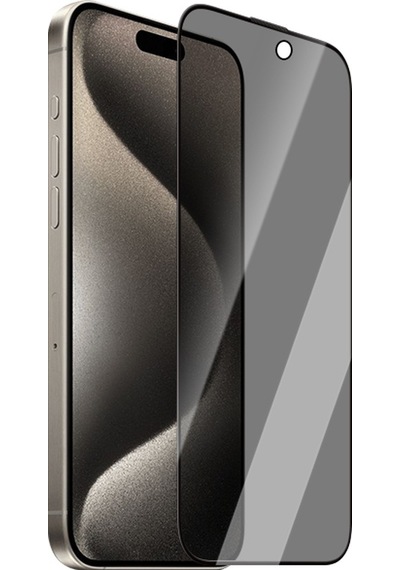 Apple Uyumlu   iPhone 13 Pro Max Caseworld Hd Serisi 0.33mm Privacy Hayalet Temperli Cam Ekran Koruyucu
