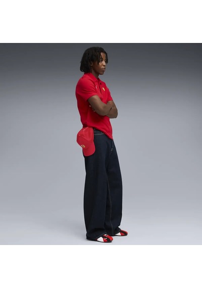 Puma Ferrari Sportswear Polo Kırmızı Erkek T-shirt & Polo