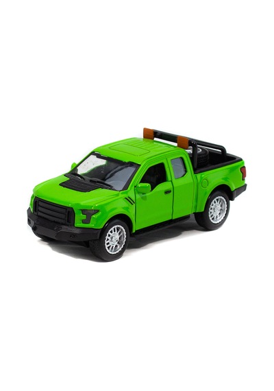 Metal Ford Ranger Pikap Çek Bırak Işıklı Yeşil 12 Cm
