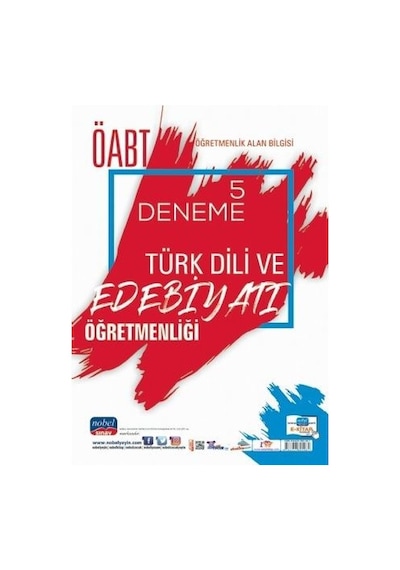 ÖABT Türk Dili ve Edebiyatı - Öğretmenlik Alan Bilgisi-5 Deneme- Nobel Sınav