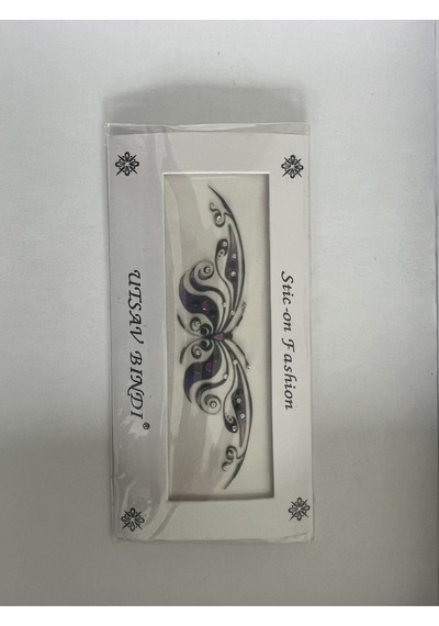 Airbrush Tattoo Taşlı Yapıştırma Dövme 3'lü Set8