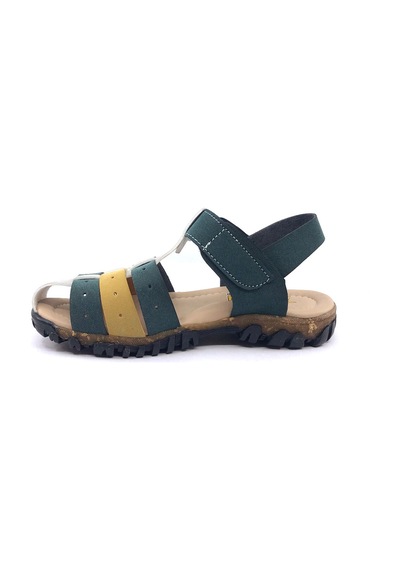 Arzen 4006 Kafesli Erkek Çocuk Sandalet Ayakkabı 001