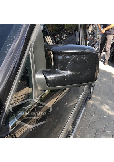 Vw Caddy Mk2 2005-2014 Uyumlu Batman Yarasa Ayna Kapağı Piano Black Abs Plastik 00 Şüscaroto Aksesuar